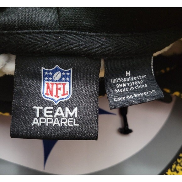 Zubaz Pittsburgh Steelers NFL Team Apparel Pullover Hoodie Adult Size Medium - Picture 3 of 6